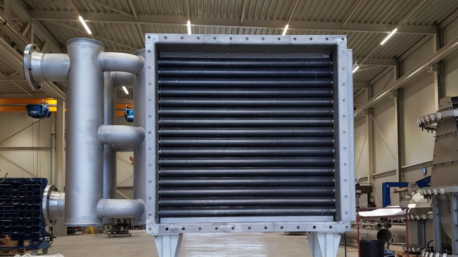Hot Water / Waste gas heat exchanger